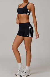 Contour Stripe Set (Bra & Shorts)