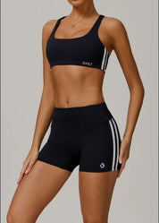 Contour Stripe Set (Bra & Shorts)
