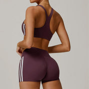 Contour Stripe Set (Bra & Shorts)