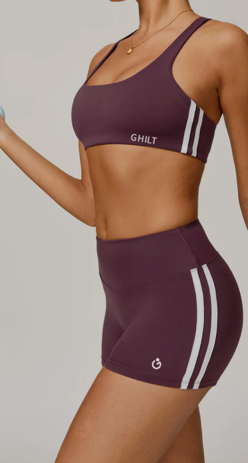Contour Stripe Set (Bra & Shorts)
