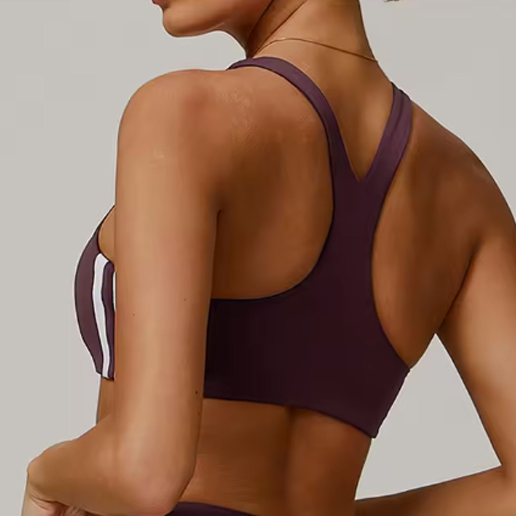 Contour Stripe Bra