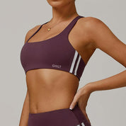 Contour Stripe Bra